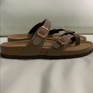 Brown sandals